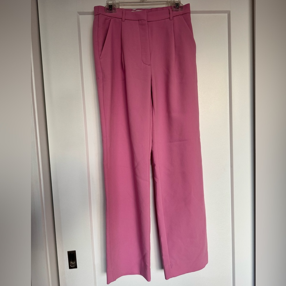 Abercrombie & Fitch Pink Wide Leg Pants